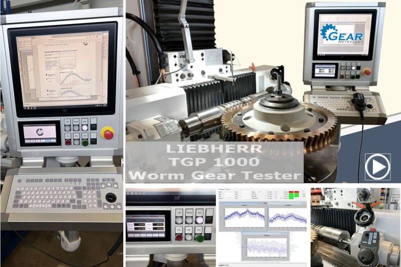 Liebherr worm gear tester TGP 1000